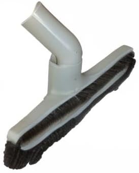 Fitall Generic Plastic Floor Brush with Horse Hair Bristles Tool Attachment Fits 1.25 Inch Vacuum Cleaner Wands, 10 Inch Wide Cleaning Path, White.