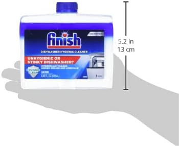 Finish Dishwasher Cleaner Liquid, Deep Cleans Hidden Grease & Limescale, Fights Odors & helps maintain Performance, 1 Year Supply, 8.45oz, 4 Bottle (Pack of 2)