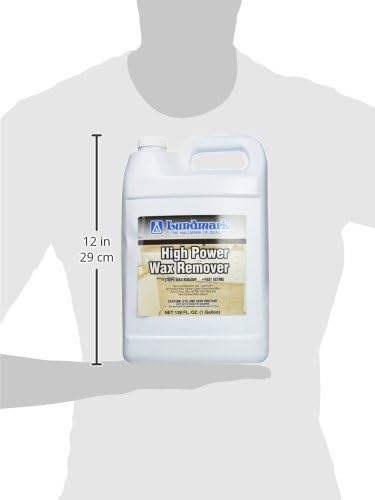 Lundmark High Power Wax Remover, Commercial Strength Floor Wax Stripper, 1-Gallon, 3204G01-2