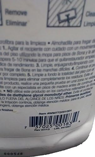Bona Floor Polish Remover - Covers 200sqft - 32 Fl Oz