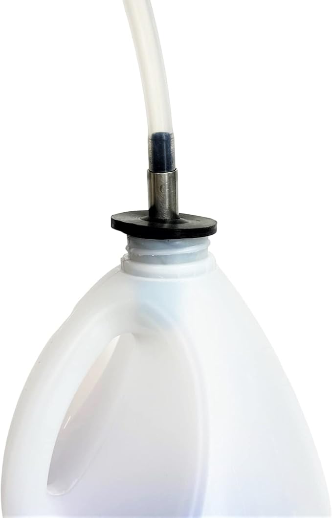 Soap Dispenser for Kitchen Sink with Bonus Tube Extension Kit (Brushed Nickel)