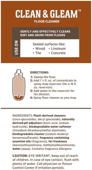 Melaleuca - EcoSense - Clean & Gleam Floor Cleaner - 8 fl oz