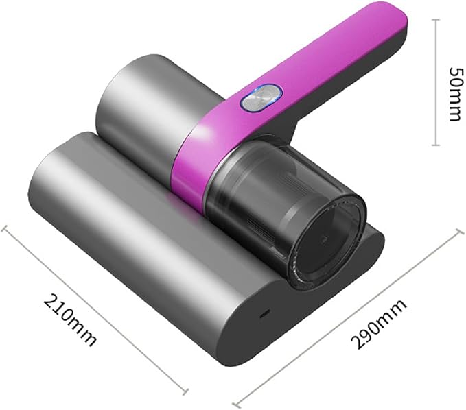 Generic Bed Vacuum Cleaner, Handheld Deep Mattress Upgrade Cordless Vacuum Cleaner Effectively Cleans Bedding, Pillows, Carpets, Fabric Upholstery and Other Fabric Surfaces, Purple