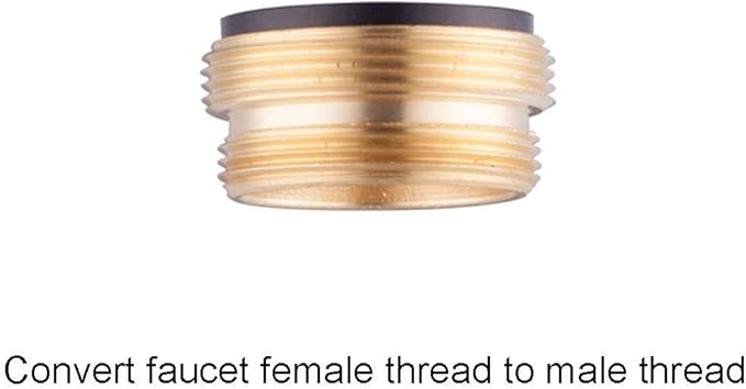 Dishwasher Faucet Adapter, Brass Dishwasher Snap Adapter, 55/64-27 Thread with Small Diameter Nipple, Chrome Plated