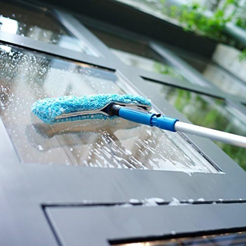 Unger Professional 18” Window Cleaner Scrubber Refill Sleeve, Gently Cleans Glass Surfaces, Washing and Cleaning Supplies with Extra Scrubbing Power, Reusable Sleeve