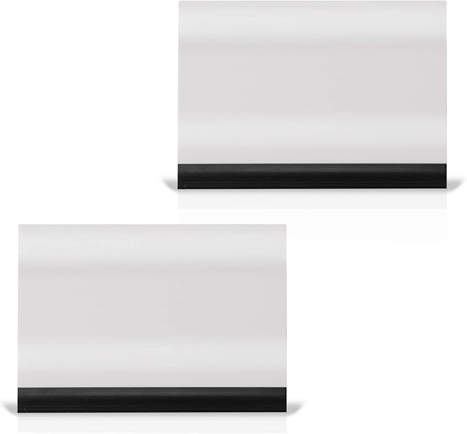 EHDIS Small Rubber Squeegee 3" Block Squeegee for Car Window Windshield,Film,Stickers,Decals and Vinyl Applicator,Kitchens, Glass, Shower,Counter Cleaning Tool, Pack of 2-White