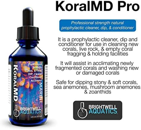 Brightwell Aquatics Koral MD Pro - Professional Strength Coral & Frag Drip, Cleaner Conditioner Acclimator, 500 ml