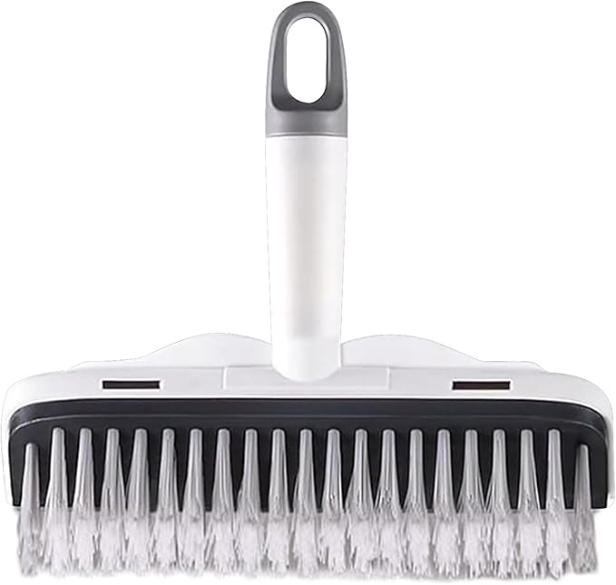 Floor Scrubber - Ergonomic Grip Compact Cleaner Tool - Shower Brush for Cleaning | for Kitchen Balcony Bathtub Garage Patio Pool Wall Deck Tile Concrete
