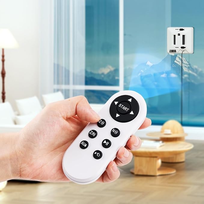 Window Cleaning Robot 3000Pa Suction, Auto Water Spray, Intelligent Path Planning,3 Modes,Remote Control&Safety Rope–Efficient Glass Cleaner for High-Rise/Frameless/Home Glass with Portable Case