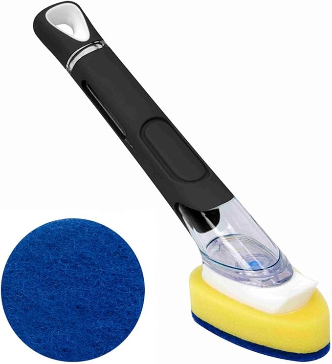 CELOX Dish Wand, Dish Scrubber with Soap Dispenser
