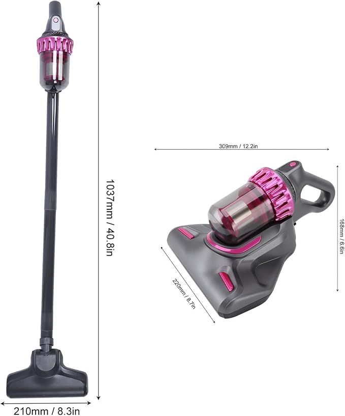 HEEPDD Handheld Vacuum Cleaner, 10000pa Strong Suction with High Frequency Tapping, Cordless Mattress Vacuum Cleaner for Pets Hair Bedding Sofa