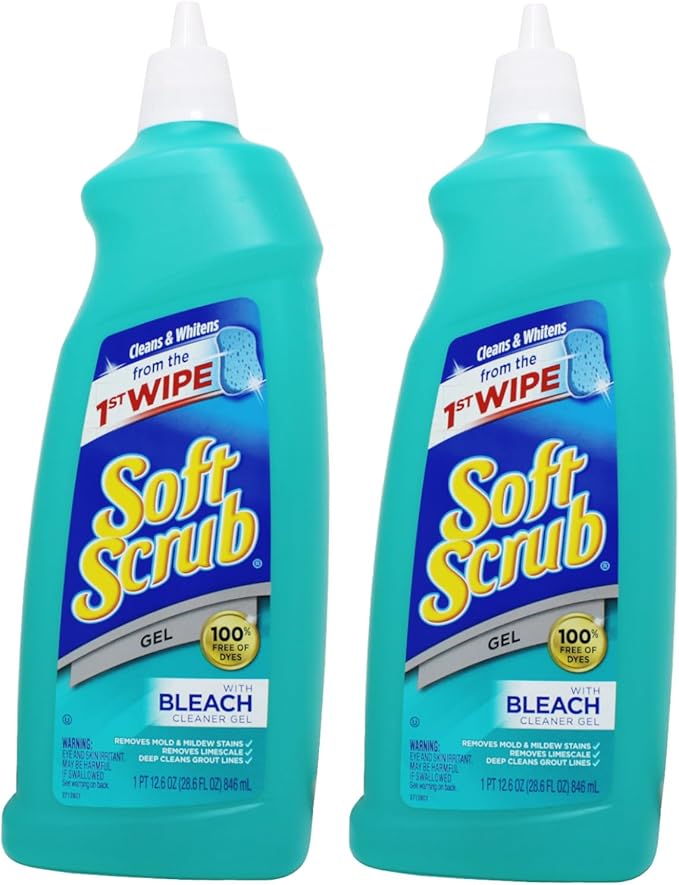 Soft Scrub Soft Scrub Gel Cleanser with Bleach -12.6 Fl Oz (Pack of 2)