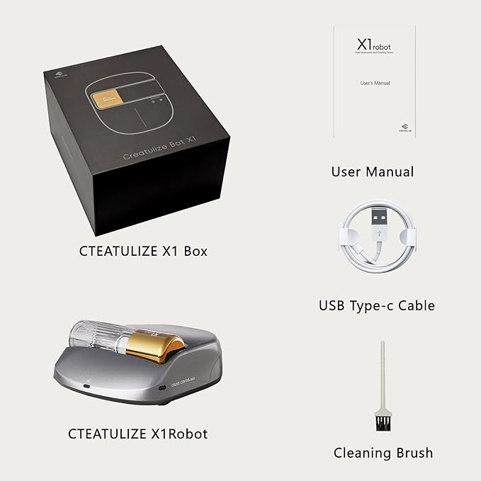Cordless Rechargeable X1 Bed Vacuum Robot 1-Click Deep Cleaning,Mattress Vacuum Cleaner 14AW Strong Suction 270nm Deep Ultraviolet Lamp,Specially Designed for Mattresses,Auto for Pet Hair and Dust