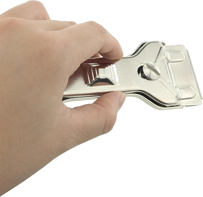 All Metal Heavy Duty Scraper Tool (5 blades) for Removing Stains and Cleaning Stovetops Countertops Appliances and Glass Debris