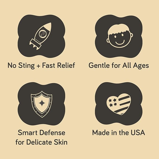 Boo Boo Gel for Kids I Gentle Hypochlorous Acid Skin Relief | Non-Stinging Cleaning Gel for Cuts, Scrapes, Bug Bites, Rashes & Minor Burns | Safe for All Ages, Alcohol-Free, Fast Soothing Care