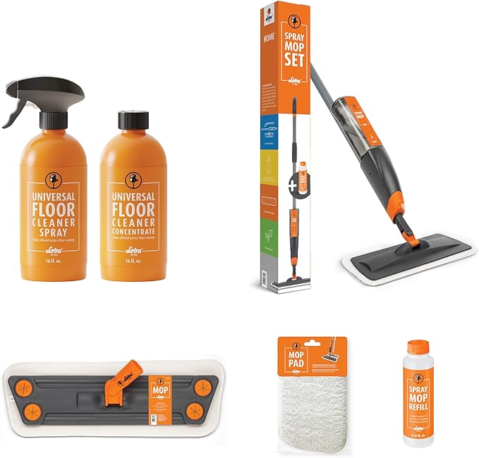 LOBA Spray Mop Set | Starter Kit | Great for All Hard-Surface Floor Covering