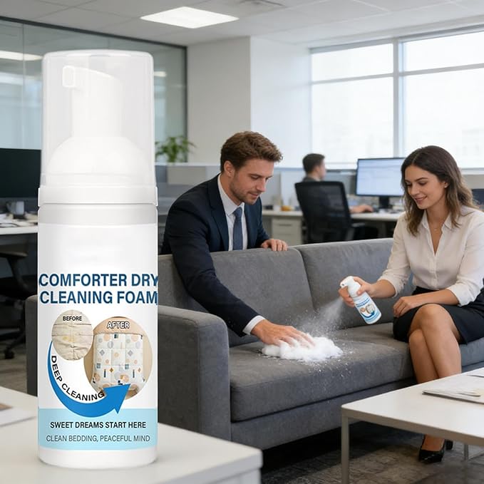 Sofa Cleaning Foam, Rich FoamingAction, 200ml, Upholstery Stain Remover, Carpet Foam Cleaner, Fast-Acting Results, For Mattress Curtains Rugs Home Office