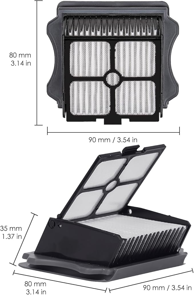 (9 Pack) iFloor 3 / Floor One S3 Replacement HEPA Filters for Tineco iFloor 3, Floor One S3, Floor One S5, Floor One S5 Pro 2, Cordless Wet Dry Vacuum Cleaner, Filters Accessories, Canister Filter