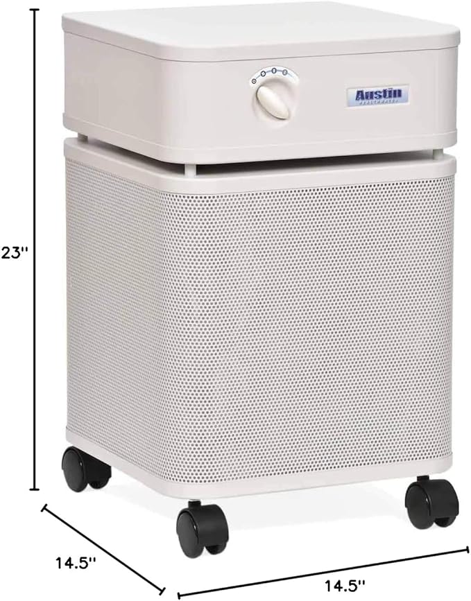 Austin Air Healthmate Plus, Sandstone - Powerful Air Purifier with Medical-Grade Filtration System, Eliminate Harmful Airborne Contaminants, Model B450