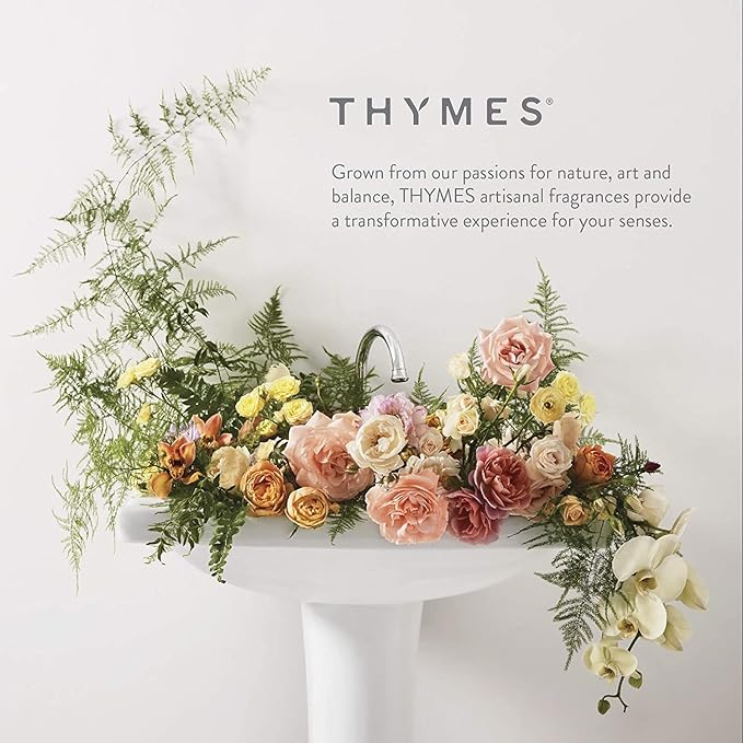 Thymes Hand Wash - Moisturizing Hand Soap Dispenser with Pump - Skin Care - Hydrating Liquid Soap Scented with Notes of Willow, Magnolia Blossoms, Jasmine, & White Mahogany (Magnolia Willow, 9 fl oz)