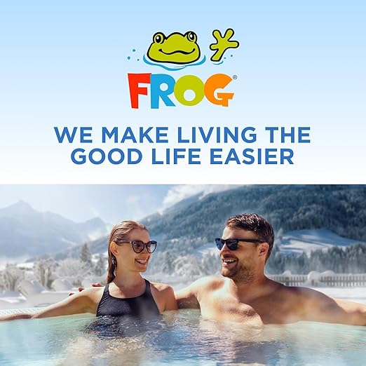 FROG Test Strips for Pools and Hot Tubs - Accurate Indicator for Free Chlorine or Bromine Levels, pH, Total Alkalinity and Total Hardness - Easy Water Testing - 50 Test Strips - 2 Pack