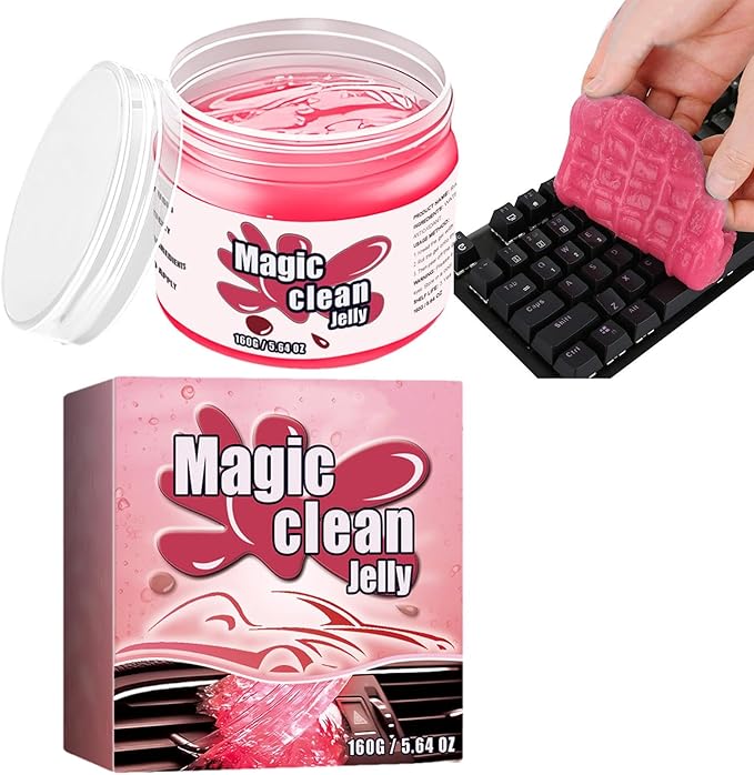 Car Crevice Cleaning Gel - Car Cleaning Putty for Interior, Dust Remover Gel | Gel for Air Vents, Automotive Dust Car Crevice Cleaner, Keyboard Cleaner for Laptops, Desks, Keyboards, Gear Levers