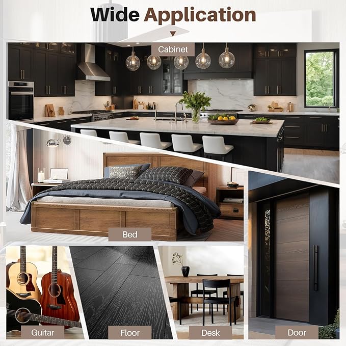 6 Colors Laminate Floor Wax with Wood Furniture Touch Up Marker,Vinyl Laminate Hardwood Floor Repair Kit, Professional Restore Any Scratches, Stains, Cracks, Hole for Floor, Door, Cabinet