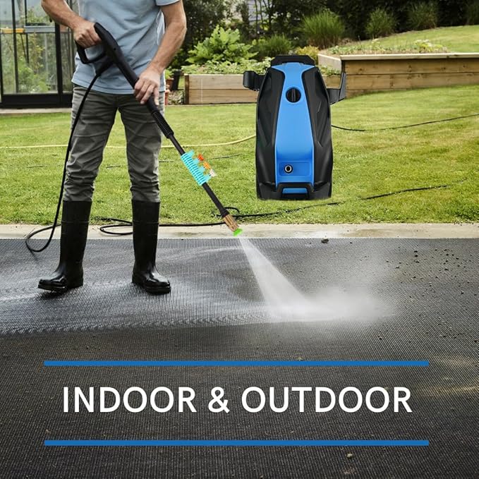 5000PSI Electric Pressure Washer with 33FT Hose 4.0GPM Power Washers Electric Powered Professional High Pressure Cleaner Machine, Foam Cannon, 4 Tips, powerwashers for Home Cars, LBlue
