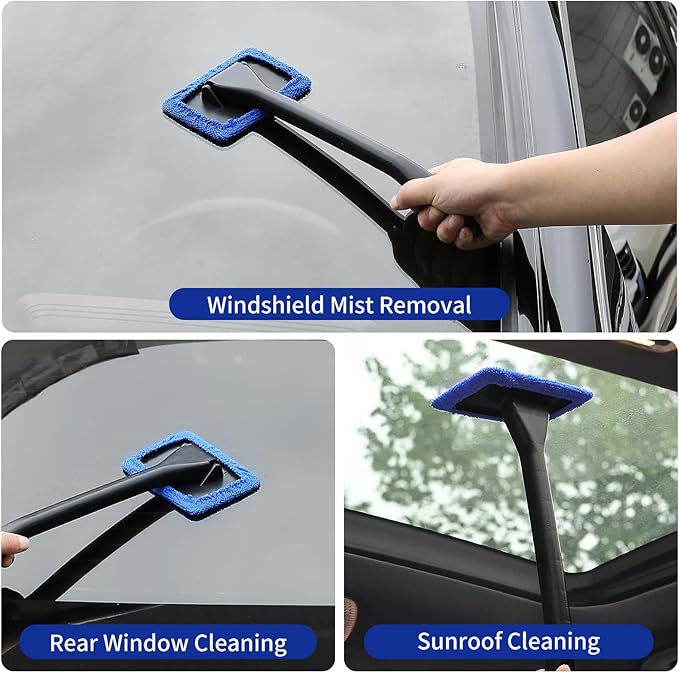 45Pcs Car Detailing Kit, Car Detailing Brush Set, Car Wash Cleaning Kit, Car Detailing Brushes, Professional Car Care Kit for Interior Exterior Wheels, Blue