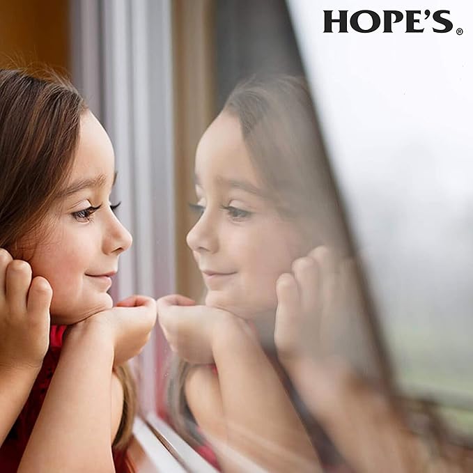 HOPE'S Perfect Glass Cleaner, Streak-Free, Ammonia-Free Window, Mirror, Screen, and Shower Door Cleaner, Indoor and Outdoor Glass Surfaces, 32 Fl Oz Spray Bottle and 67.6 Fl Oz Refill, Pack of 1