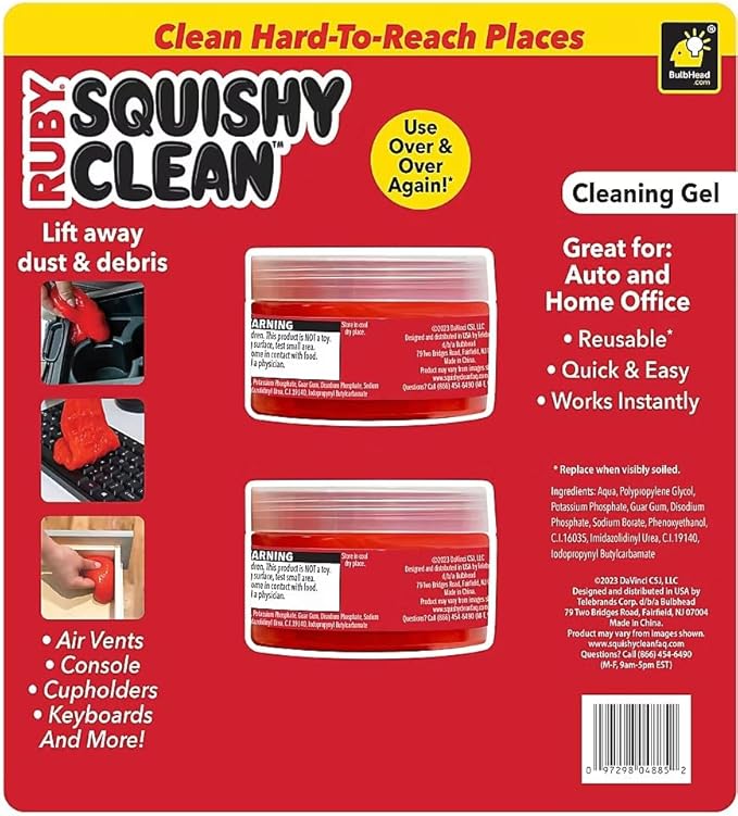 Cleaning Gel, 2 Pack by Ruby Squishy Clean