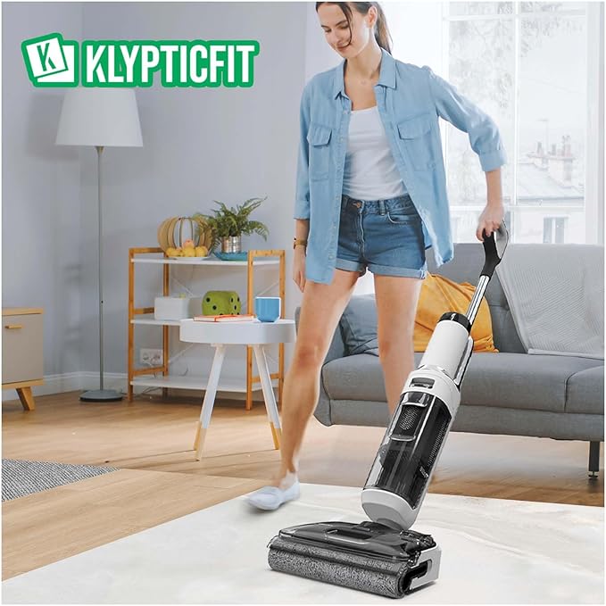 Floor ONE Stretch S6 Roller Brush Replacement and Vacuum Filter Kit Compatible with Tineco Stretch S6 /Switch S6 Cordless Wet Dry Vacuum Replacement Parts,2 Roller Brushes,2 Filters,1 Cleaner Brush