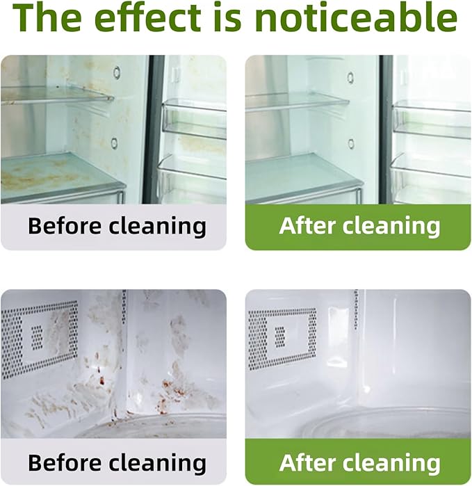 Multi-Purpose Cleaner, Natural Enzyme Formula to Household Appliances, Kitchen Appliance Cleaner, Easy Cleaning Household Items, for Hold, Oven, Stove, Range Hood (2pcs)