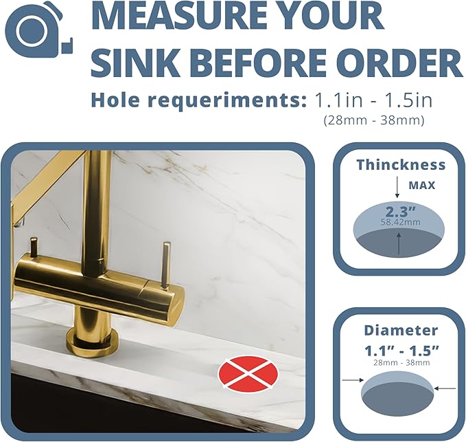 SBEN Built-in Kitchen Sink Soap or Lotion Dispenser Set, Stainless Steel, Gold Brushed Pump, 17 oz PET Bottle, Durable ABS Head, 360° Rotation (Gold Brushed)