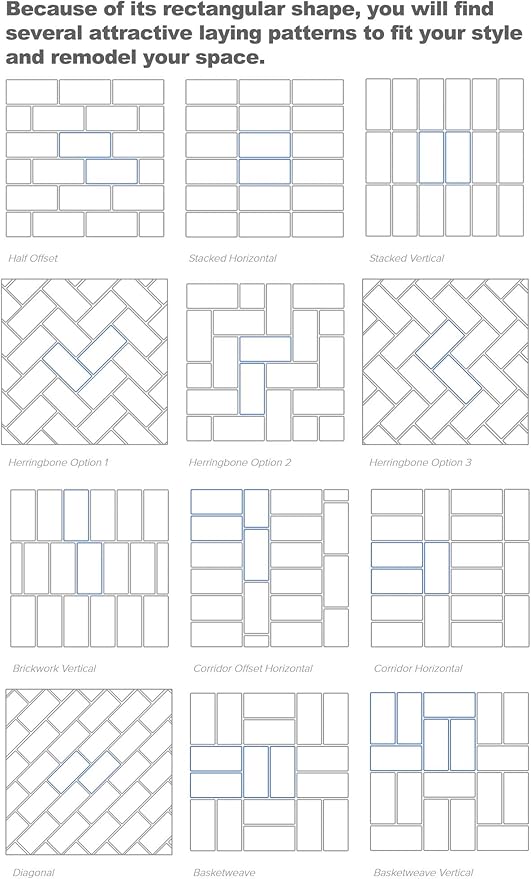 AULIGET 100 Piece Peel and Stick Backsplash PVC Tile, 3 Inch x 6 Inch Dover Gray Stick on Tiles for Backsplash Kitchen, Bathroom, Laundry Room, Camper, Fireplace