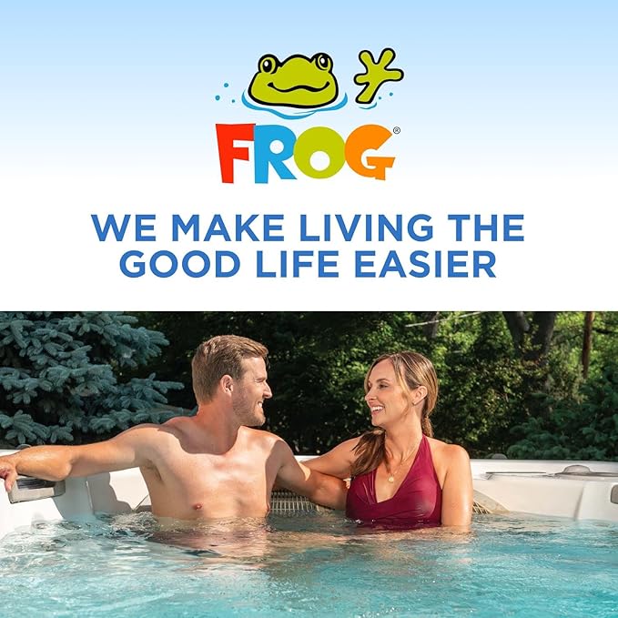 FROG @Ease Replacement SmartChlor Cartridge for use with Swim Spa FROG @Ease Floating System - Swim Spa Sanitizer System Supports Less Chlorine Use - 3 Pack