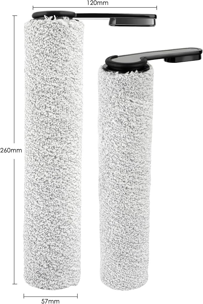 【NOT FOR Version 2, ROLLER HANDLE NOT DETACHABLE】 (3 Pack) ONE S7 PRO Replacement Brush Rollers for Tineco Floor ONE S7 PRO, ONE S6 Smart Cordless Cordless Wet Dry Vacuum Cleaner, Parts Brush Rollers
