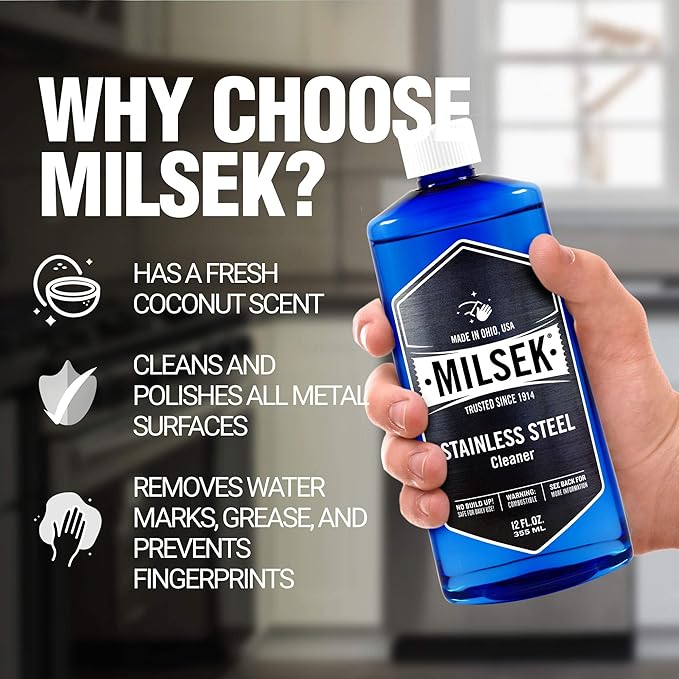 Milsek Stainless Steel Cleaner, 6 Count, (AX-AY-ABHI-112874)