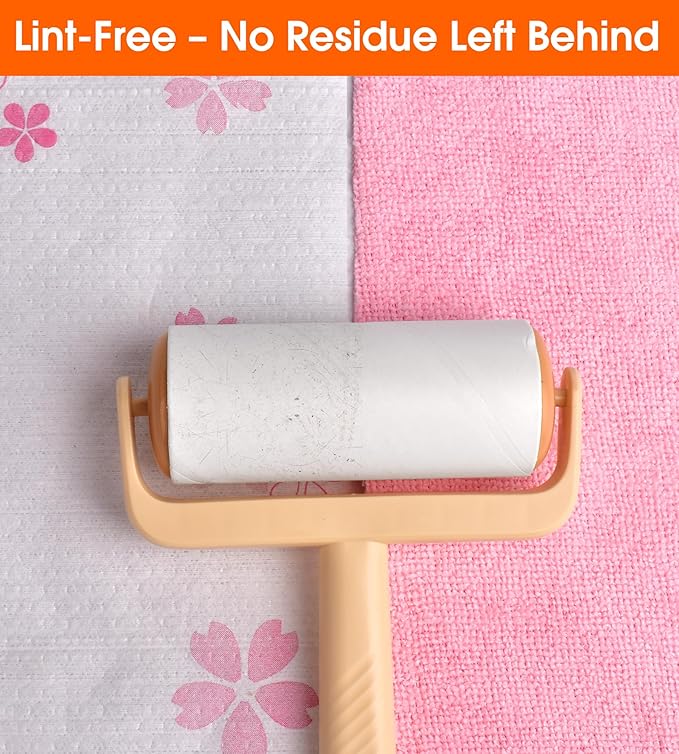 Microfiber Cleaning Cloth Roll - 100 Pack Tear Away Microfiber Paper Towels, Reusable, Washable, Scratch-Free, Kitchen Towels for Car, Home, Kitchen, Glass, Dishes(Pink)