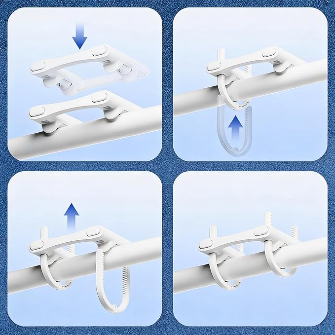Smart Automatic Curtain Opener and Closer, Bluetooth Curtain Robot with App, Voice, Remote Control for U/T Rails Compatible with Alexa, Google Home, Tuya, Smart Life APP