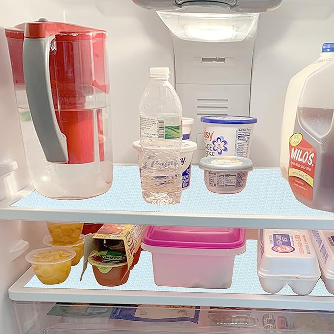 Shelf Liners for Kitchen Cabinets 18 Inch Wide X 20 Ft Non Adhesive Cabinet Drawer Liner Non Slip Water Oil-Proof Strong Grip Pantry Refrigerator Shelves Bathroom Drawer Mat Cupboard Closet Liner
