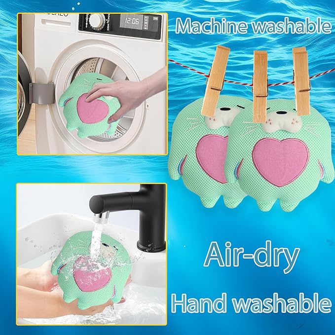 Hot Tub Scum Absorber, Sea Lion Hot Tub Cleaner Hot Tub Accessories Hot Tub Sponge for Scum Reusable Spa & Pool Cleaner Hot Tub Oil Absorbing Scum Absorber Keeps Water Clean