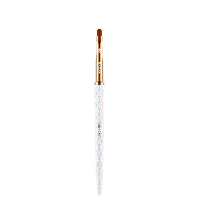 Kiara Sky Nail Art Brush | S Round | Perfect for french manicure & cuticle cleanup