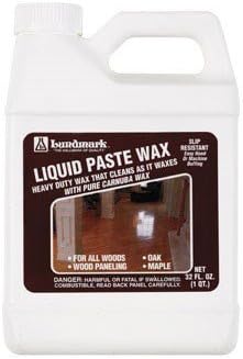 Lundmark Liquid Paste Wax Clear Heavy Duty Wax Liquid 32 oz.