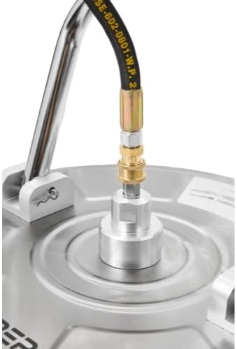18 in. Pressure Washer Surface Cleaner in Stainless Steel w/Handles & Wheels, 4350 Max PSI, 3/8" Connector & 2 Adapters Ideal for Driveways, Sidewalks, Patios, Decks