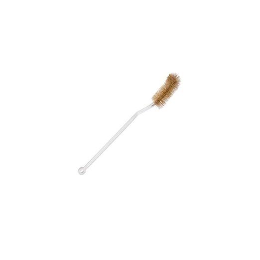 610378 Flask Brush for 500mL Volumetric Flask, White Bristle, 1.5" Diameter, 4" Brush Length, 1 Brush Each
