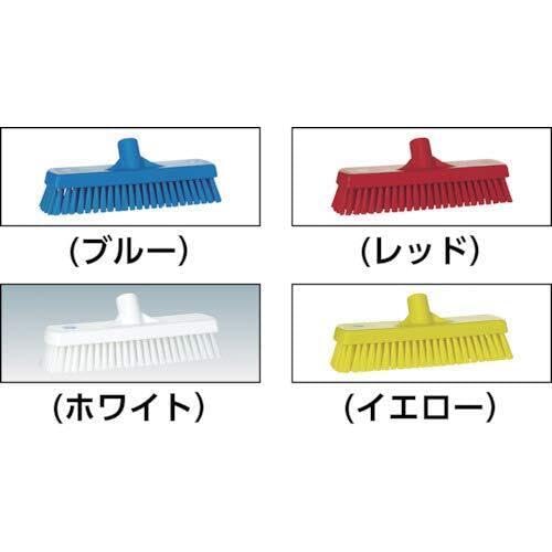 Vikan 70604 Brush,Wall/Floor Scrub,Stiff,12",PP/PBT,Red