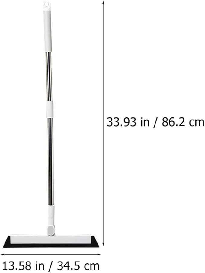 Household Glass Squeegee Window Cleaning Tool Extendable Handle Multipurpose Window Wiper for Home and Bathroom Glass Surfaces Accessory