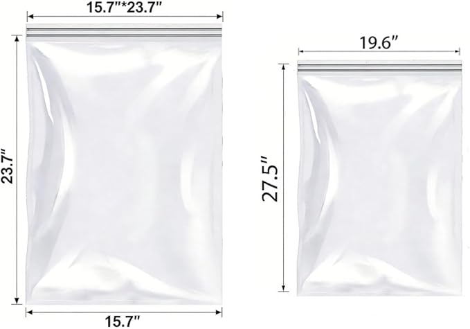 2026 Oven Rack Cleaning Bags, No Scrub Oven Rack Cleaner Bags, Reusable And Leak-Proof, Environmental Friendly, Suitable For Cleaning Of Various Sizes (4, 19.6 * 27.5IN)