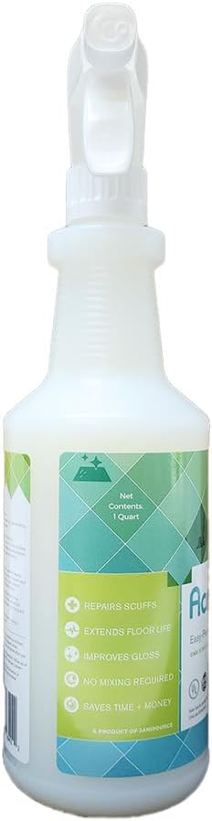 AcryliBuff Floor Spray On Buff Gloss Restorer, 1 Quart…